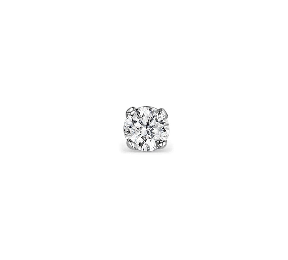 Single Diamond Stud Earring