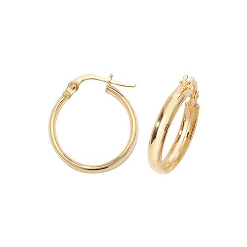 9ct Yellow Gold Creoles