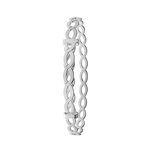 Silver Celtic Expanding Ladies Bangle (G4420)