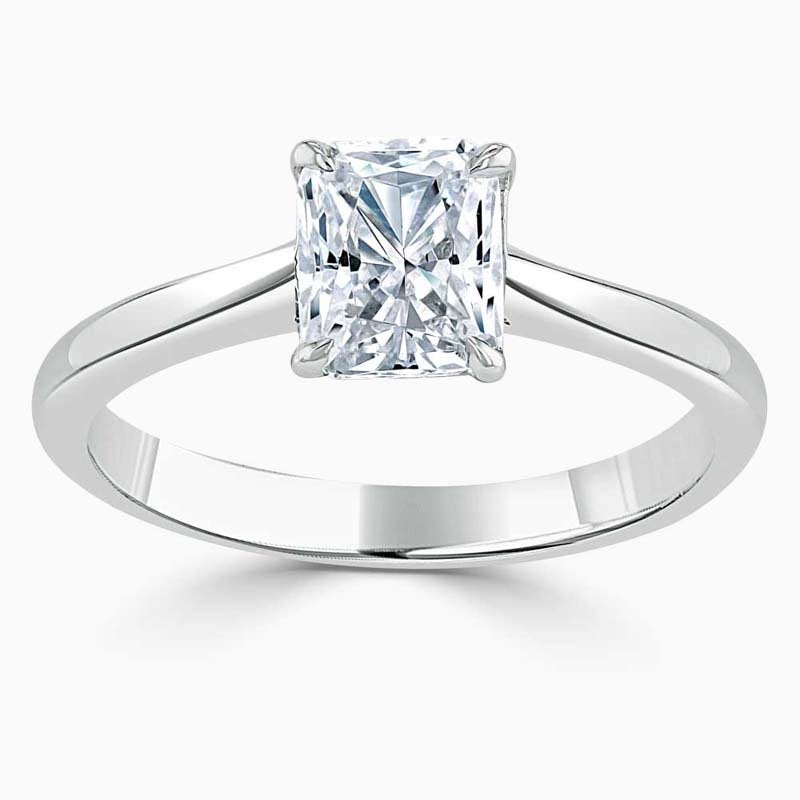 1.02ct Radiant Cut Certified Diamond Solitaire Ring (G950)