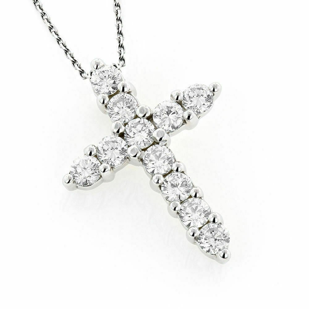 1.08ct Diamond Cross (Cr6982w)