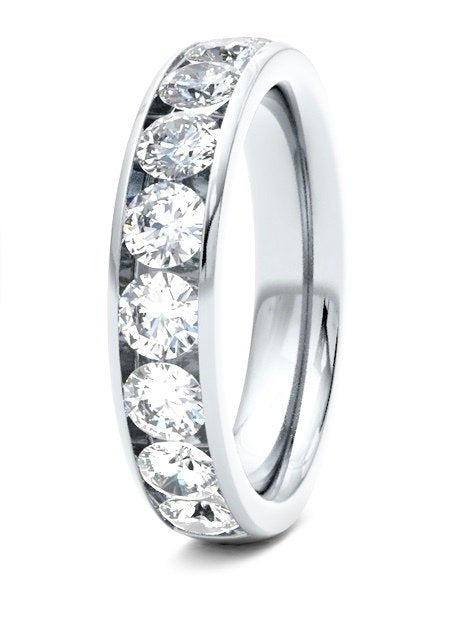 9ct 1.20ct  Diamond Channel Set Wedding Ring (RBC-460-040-120)