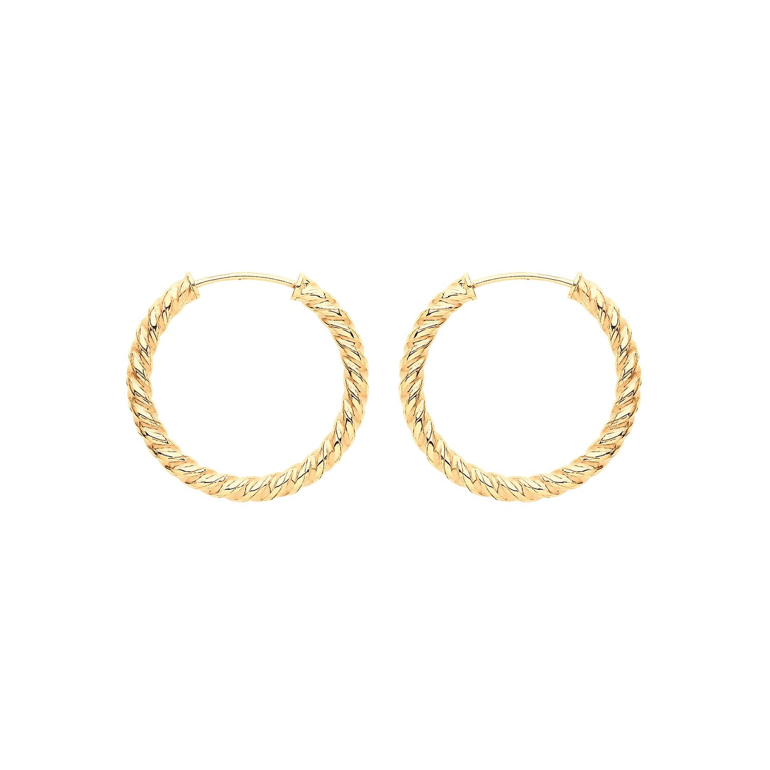 9ct Gold Twist Sleepers