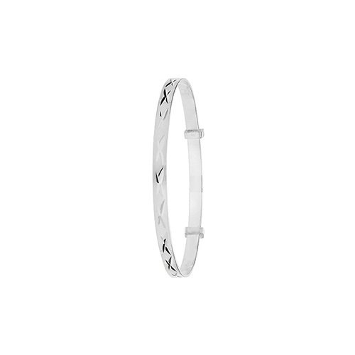 Silver Baby Expandable Bangle (G4359)