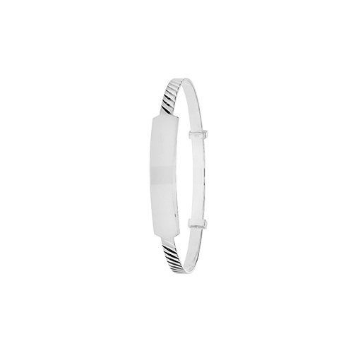 Silver ID Baby Expandable Bangle (G4362)