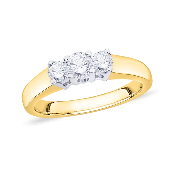 .52ct Brilliant Cut 3 Stone Ring