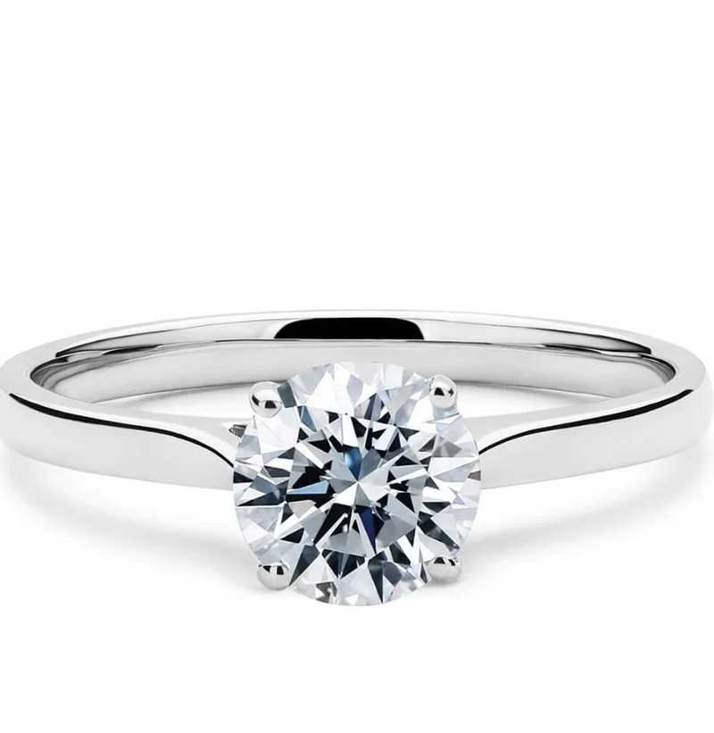 1.06ct Round Diamond Solitaire Ring (R15204a)