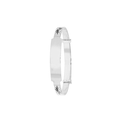 Silver Expanding Baby Bangle