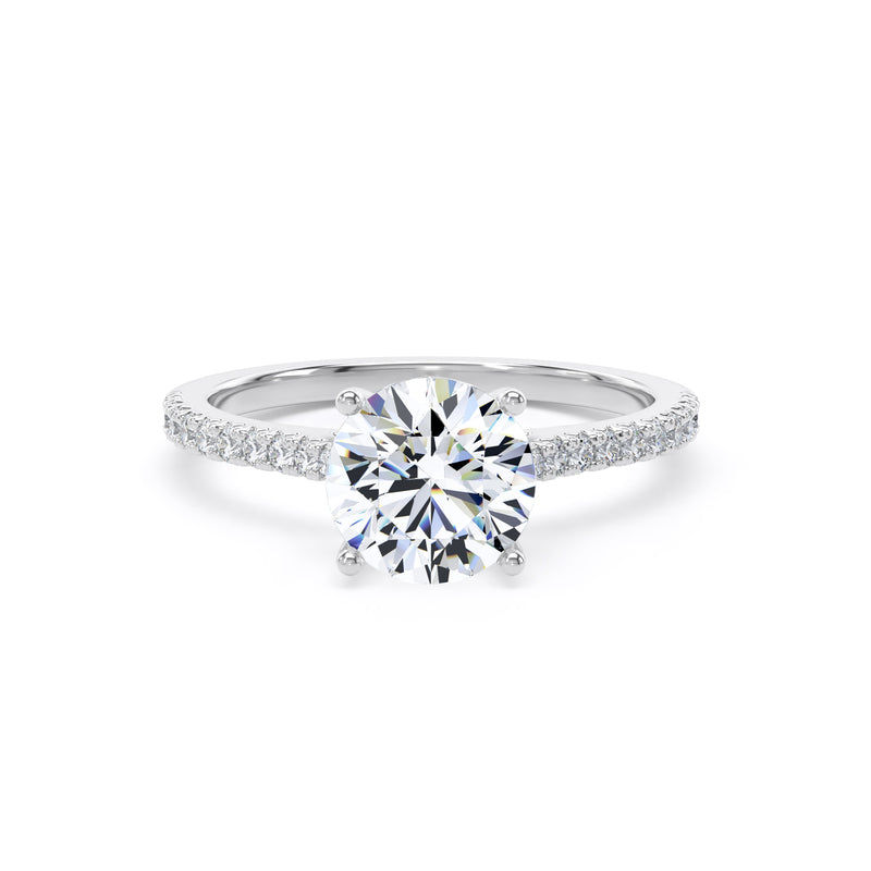 1.69ct Brilliant Cut Lab Grown Certified Diamond Solitaire Ring (Rsf01-pt)