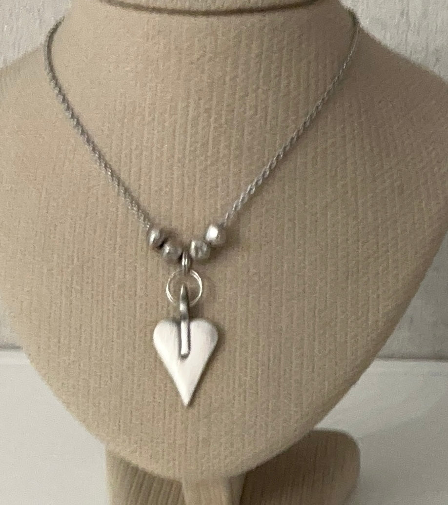 Danon Heart Ball Long Necklace