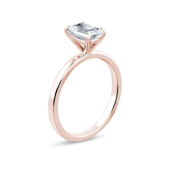 1ct Emerald Cut Lab Grown Diamond Solitaire (Epp03)