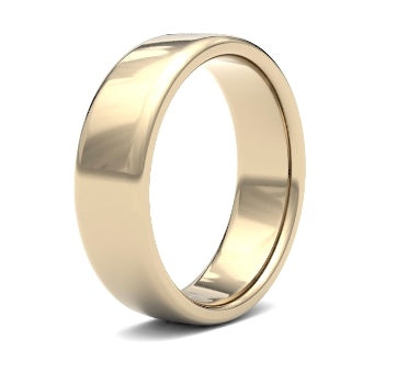 9ct 8mm Medium Soft Court Wedding Ring (8Gms-9y)