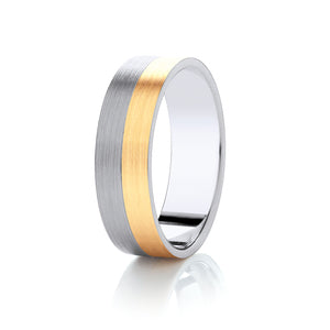 Two Colour Wedding Ring (M55)