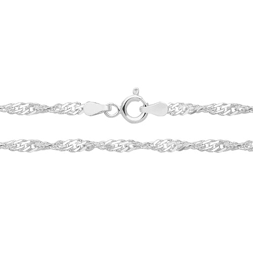 Silver Singapore Ankle Chain (G1104/10)