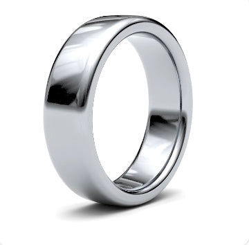 9ct 7mm Heavy Soft Court Wedding Ring (7Ghs-9w)