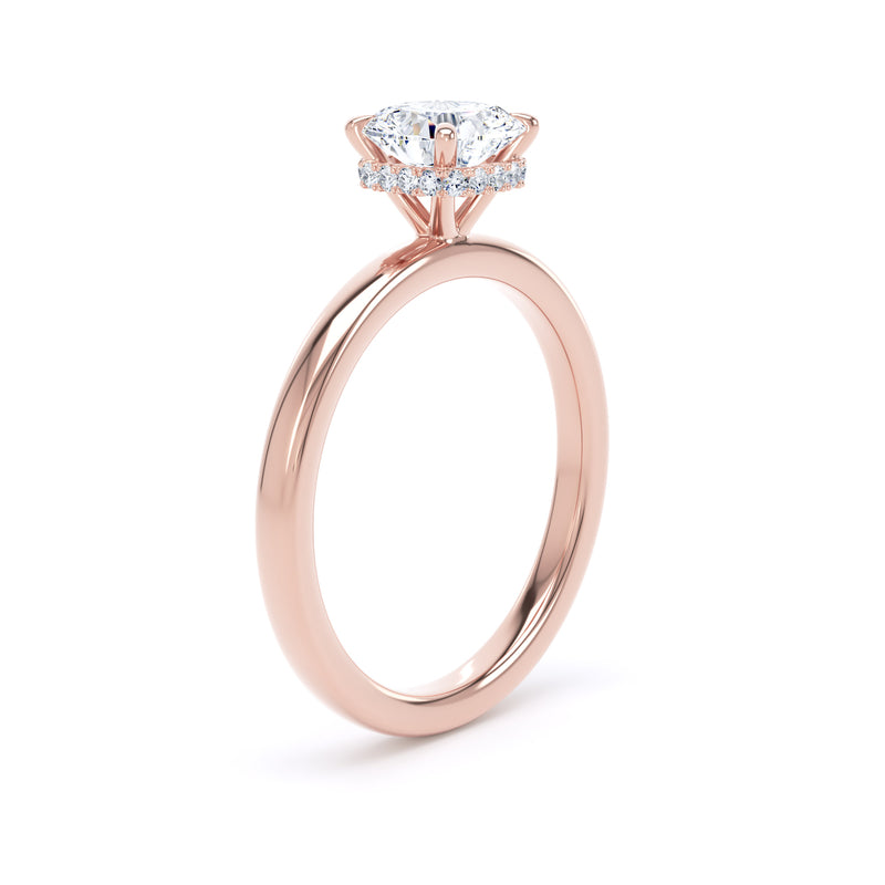 1.11ct Cushion Cut Lab Grown Diamond Solitaire Ring (Cps01)