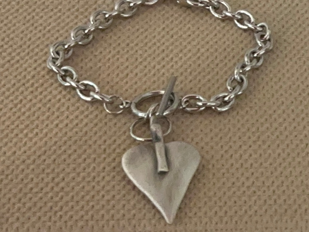 Danon Heart T-Bar Bracelet