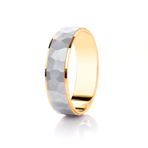 Two Colour Wedding Ring (Dc178)