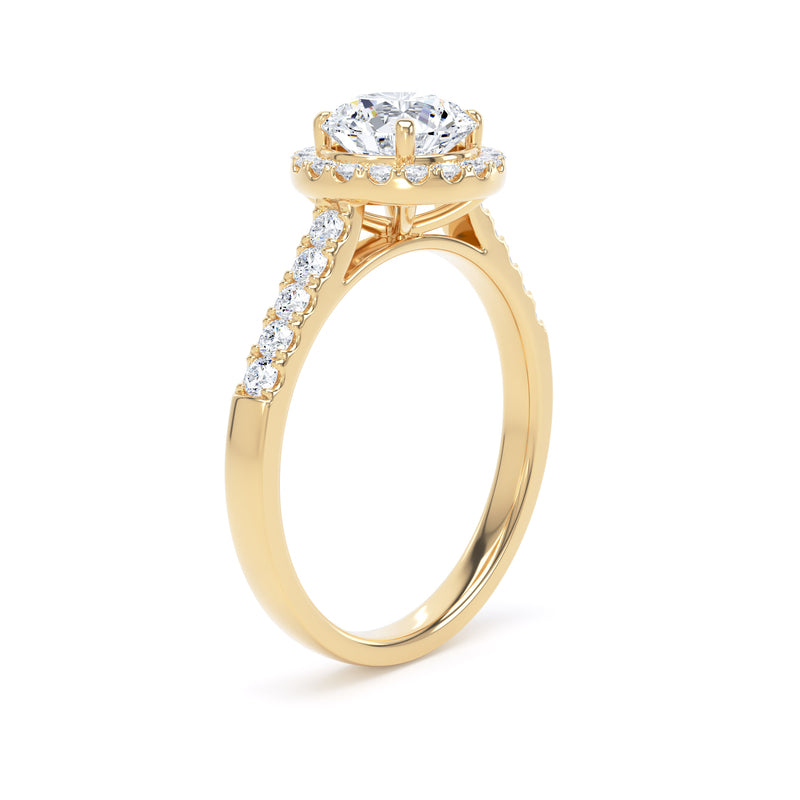 1.30ct Brilliant Cut Lab Grown Diamond Cluster Ring (Rhs01)