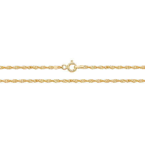 9ct Yellow Gold Singapore Chain (Ch222)