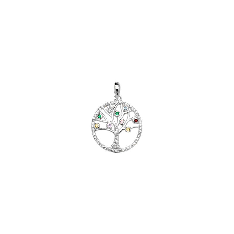 Silver Tree of Life Pendant (Sp341a)