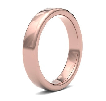 9ct 5mm Medium Soft Court Wedding Ring (5Gms-9w)