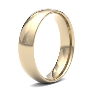 9ct 6mm Light Court Wedding Ring (6Glc-9r)
