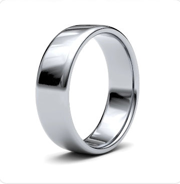 9ct 8mm Light Soft Court Wedding Ring (8Gls-9w)