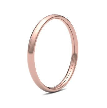 9ct 2mm Medium Court Wedding Ring (2Lmc-9w)