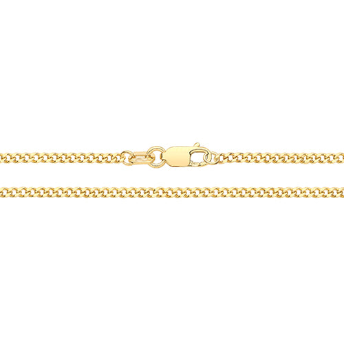 9ct Yellow Gold Curb Chain (Ch278)