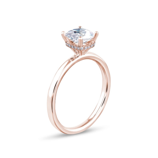 1.11ct Cushion Cut Lab Grown Diamond Solitaire Ring (Cps01)