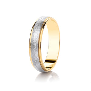 Two Colour Wedding Ring ( Dc301)