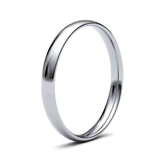 9ct 2.5mm Light Court Wedding Ring (2.5Llc-9w)