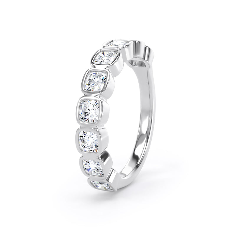 .90ct Cushion Cut Lab Grown Diamond Eternity Ring (Bzc-400-090)