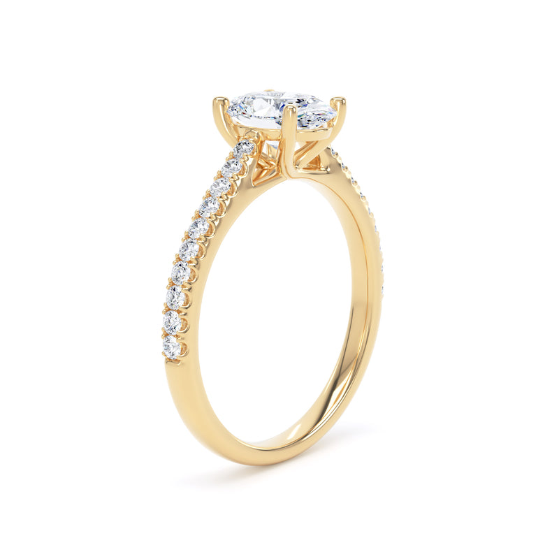 1.64ct Oval Lab Grown Diamond Solitaire Ring (Osp01)