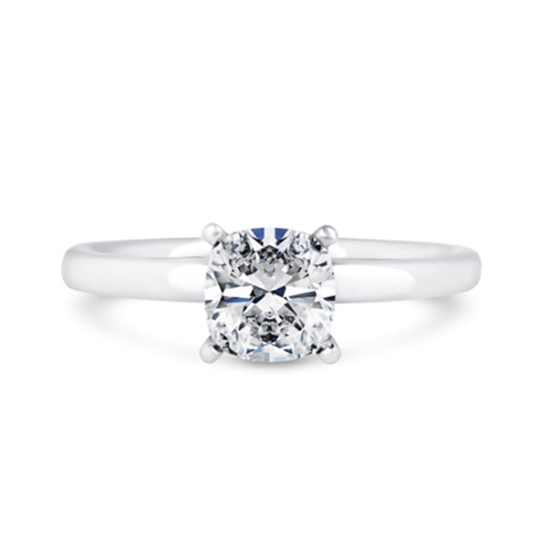 1.11ct Cushion Cut Lab Grown Diamond Solitaire Ring (Cps01)