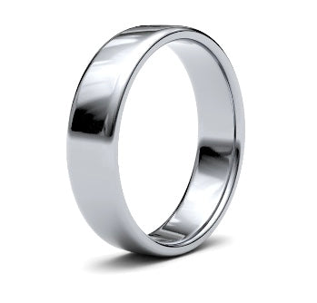 9ct 6mm Light Soft Court Wedding Ring (6Gls-9y)