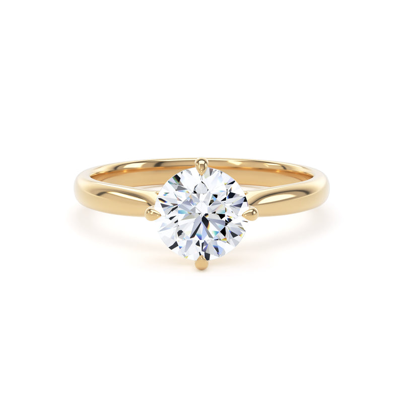 1ct Brilliant Cut Lab Grown Diamond Solitaire Ring (Rpp10)