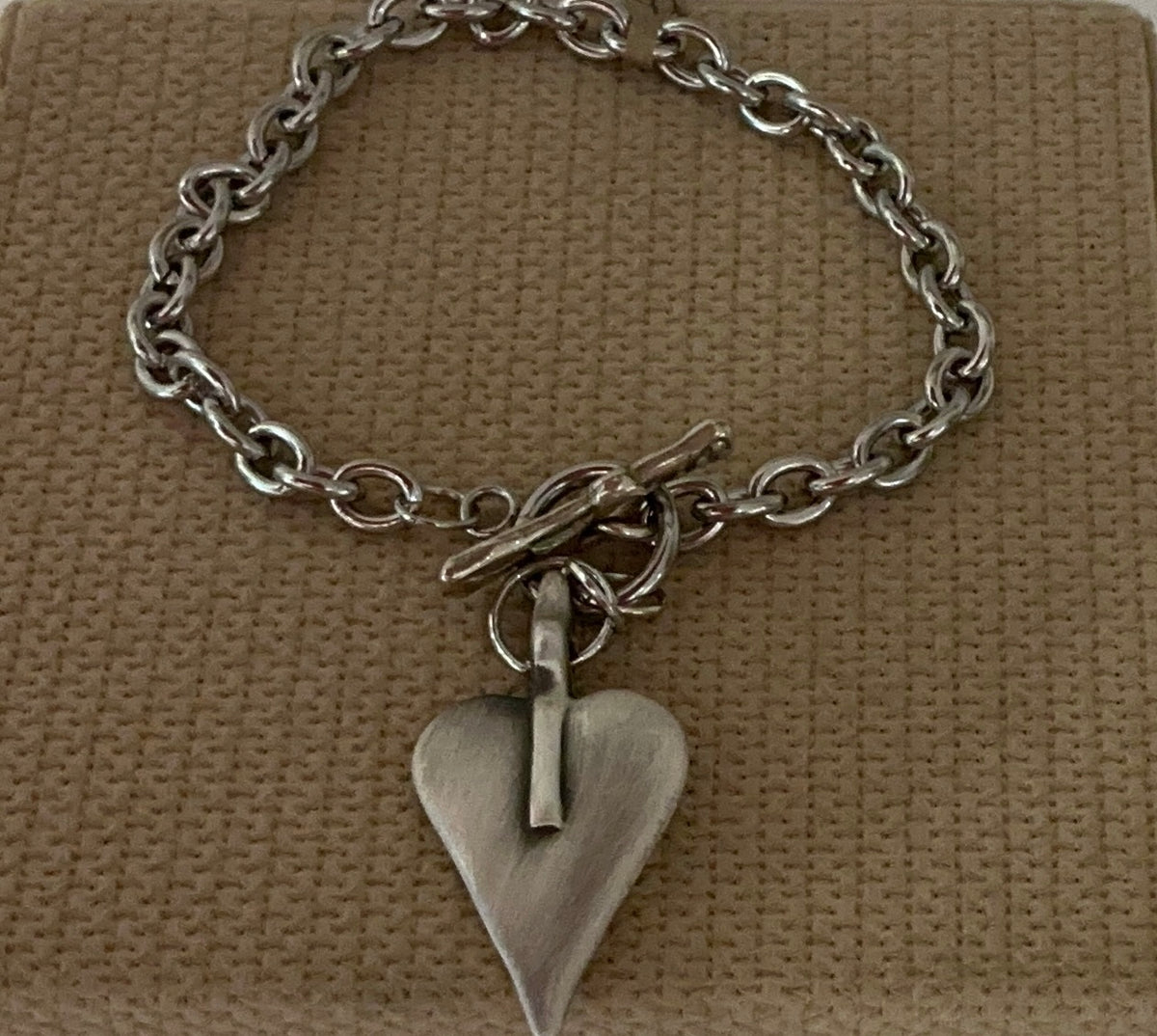 Danon Heart T-bar Bracelet