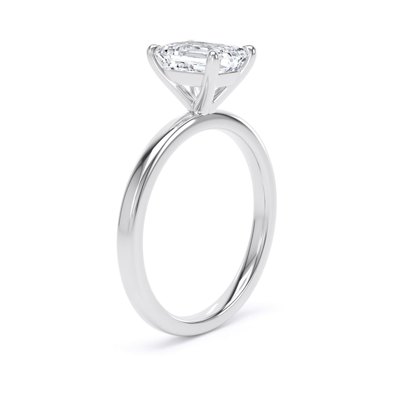 1ct Emerald Cut Lab Grown Diamond Solitaire (Epp03)