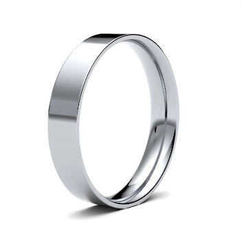 9ct 5mm Light Flat Court Wedding Ring (5Gle-9y)