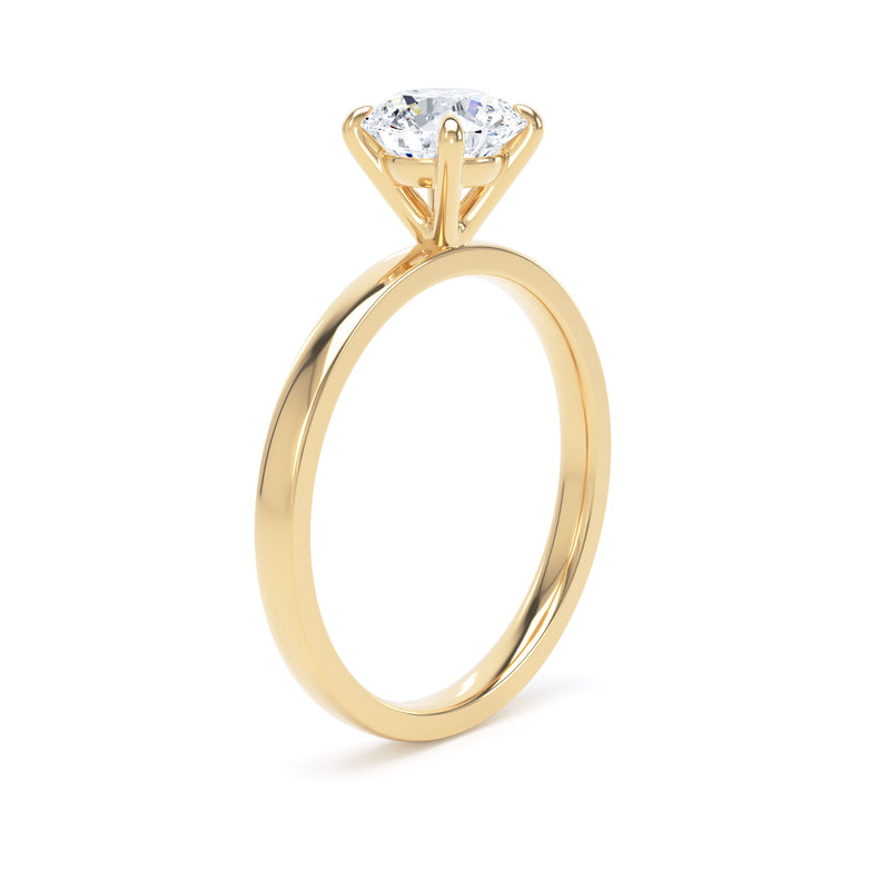 1ct Halo Set Brilliant Lab  Grown Diamond Solitaire Ring. (Rpp12)