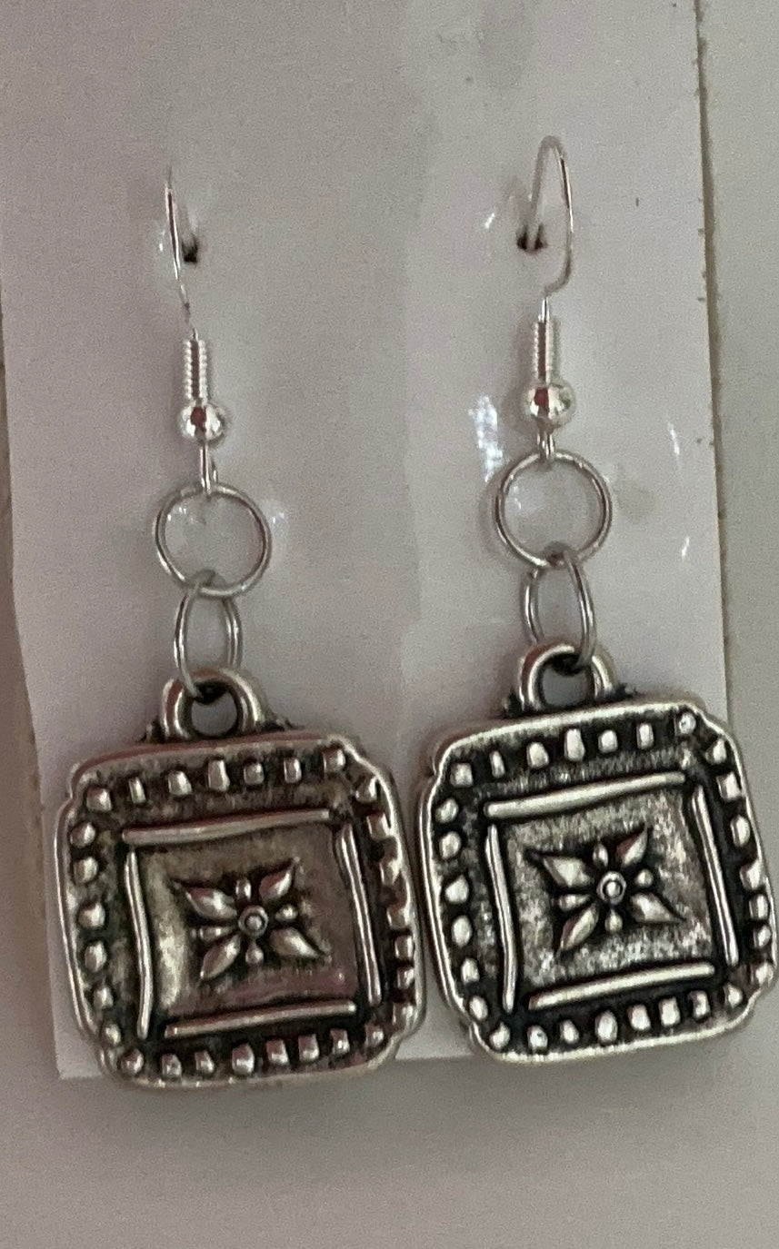Danon Square Drop Earrings