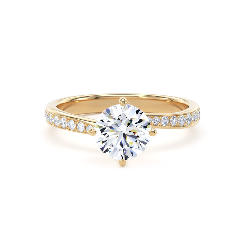 1.10ct Brilliant Cut Lab Grown Diamond Solitaire Ring (Rsg03)
