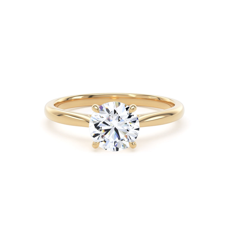 1ct Brilliant Cut Lab Grown Diamond Solitaire Ring (Rpp08)