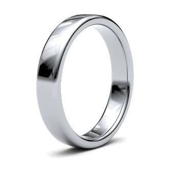 9ct 5mm Medium Soft Court Wedding Ring (5Gms-9w)