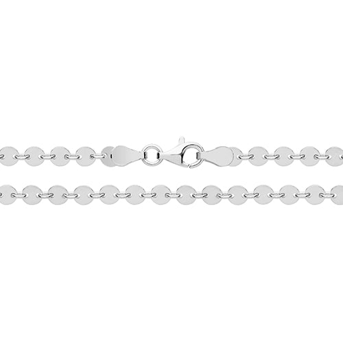 Silver Disc Bracelet (G1348)