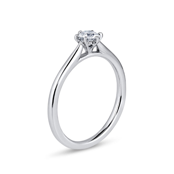 1.10ct Halo Set Brilliant Lab Grown Diamond Solitaire Ring (Rps01)