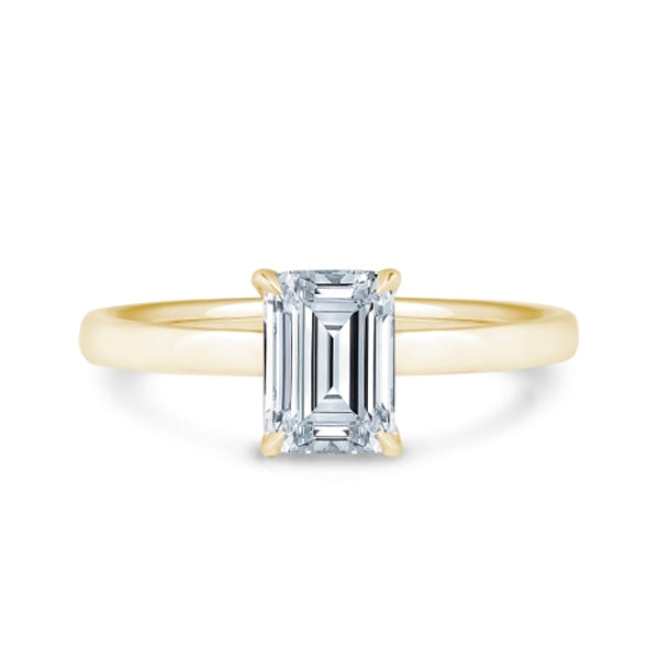1ct Emerald Cut Lab Grown Diamond Solitaire (Epp03)