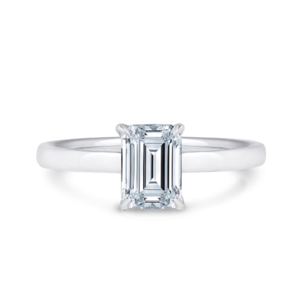 1ct Emerald Cut Lab Grown Diamond Solitaire (Epp03)